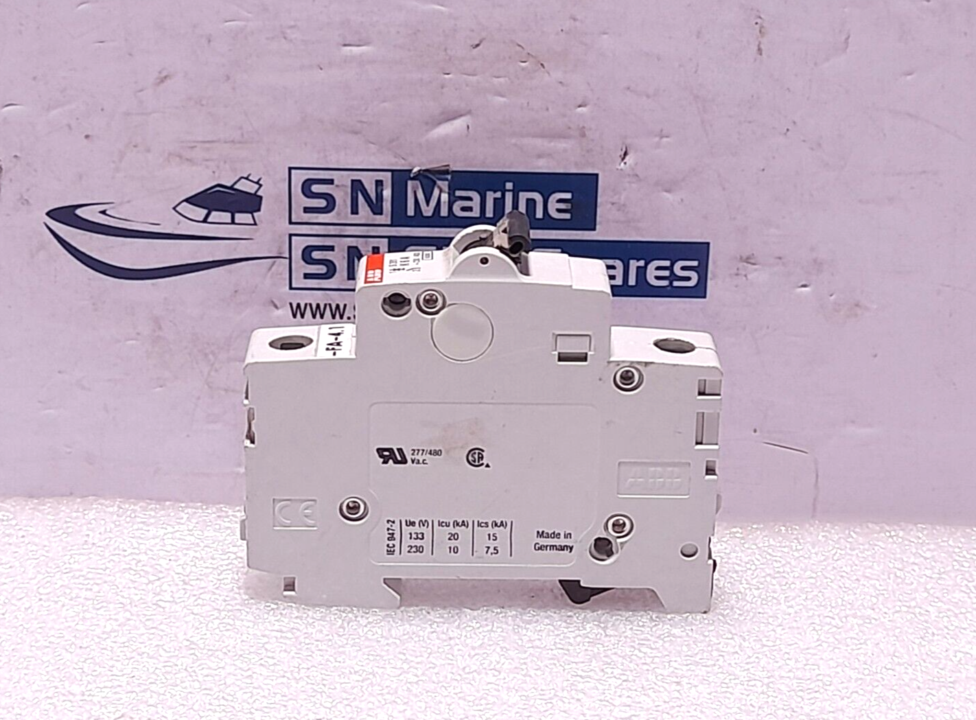 ABB S201-K6 Single Pole Circuit Breaker ~230/400 2CD S251 001 R0377 3PCs/Lot