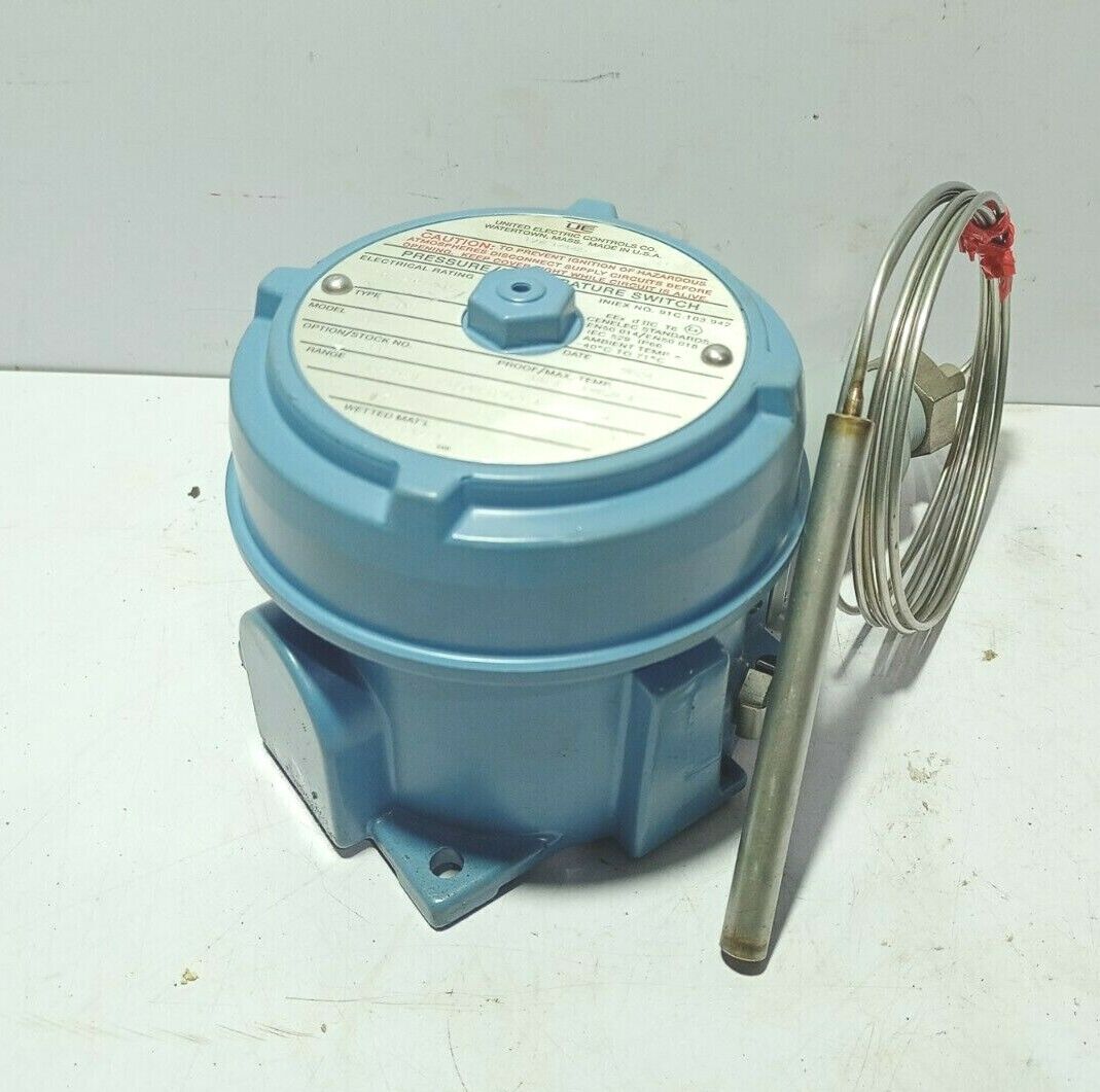 United Electric 84665 QF120 6BS Temperature Switch Range 0-250F Proof 300F 