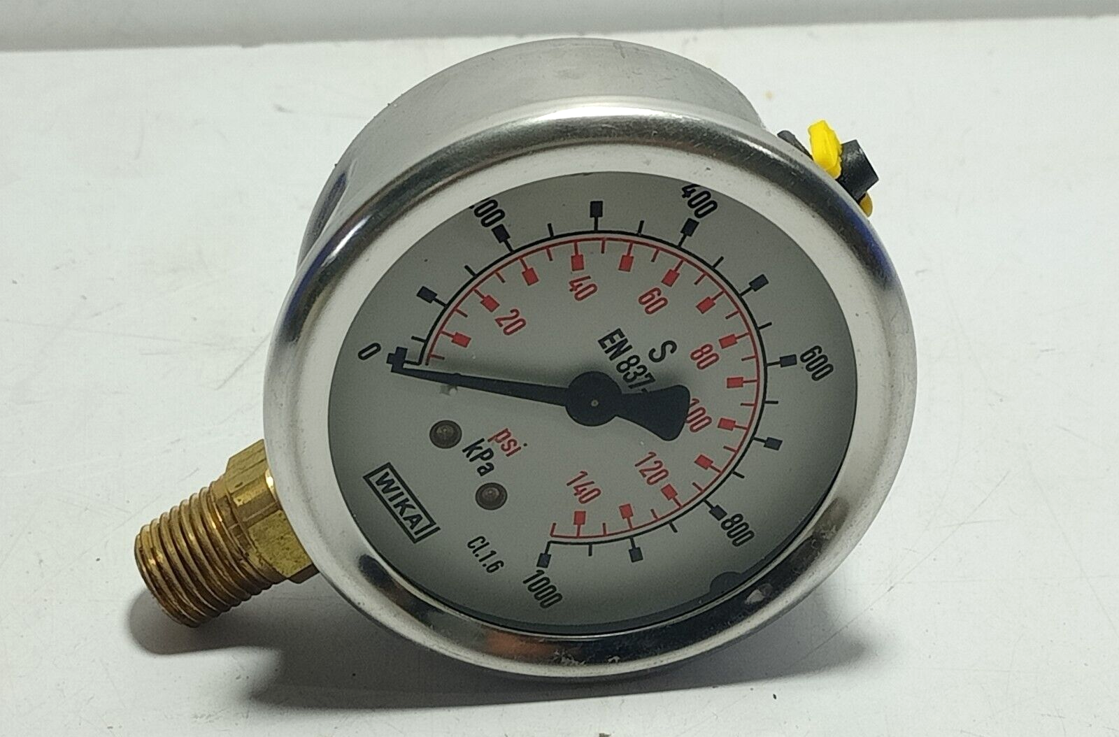 Wika Cl.1.6 Pressure Gauge / KPa / 0-150Psi / EN837-1