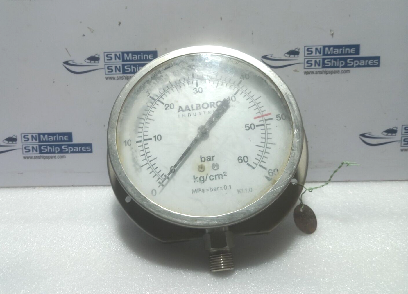 AALBORG Pressure Gauge 0-60Bar 0-60 kg/cm2