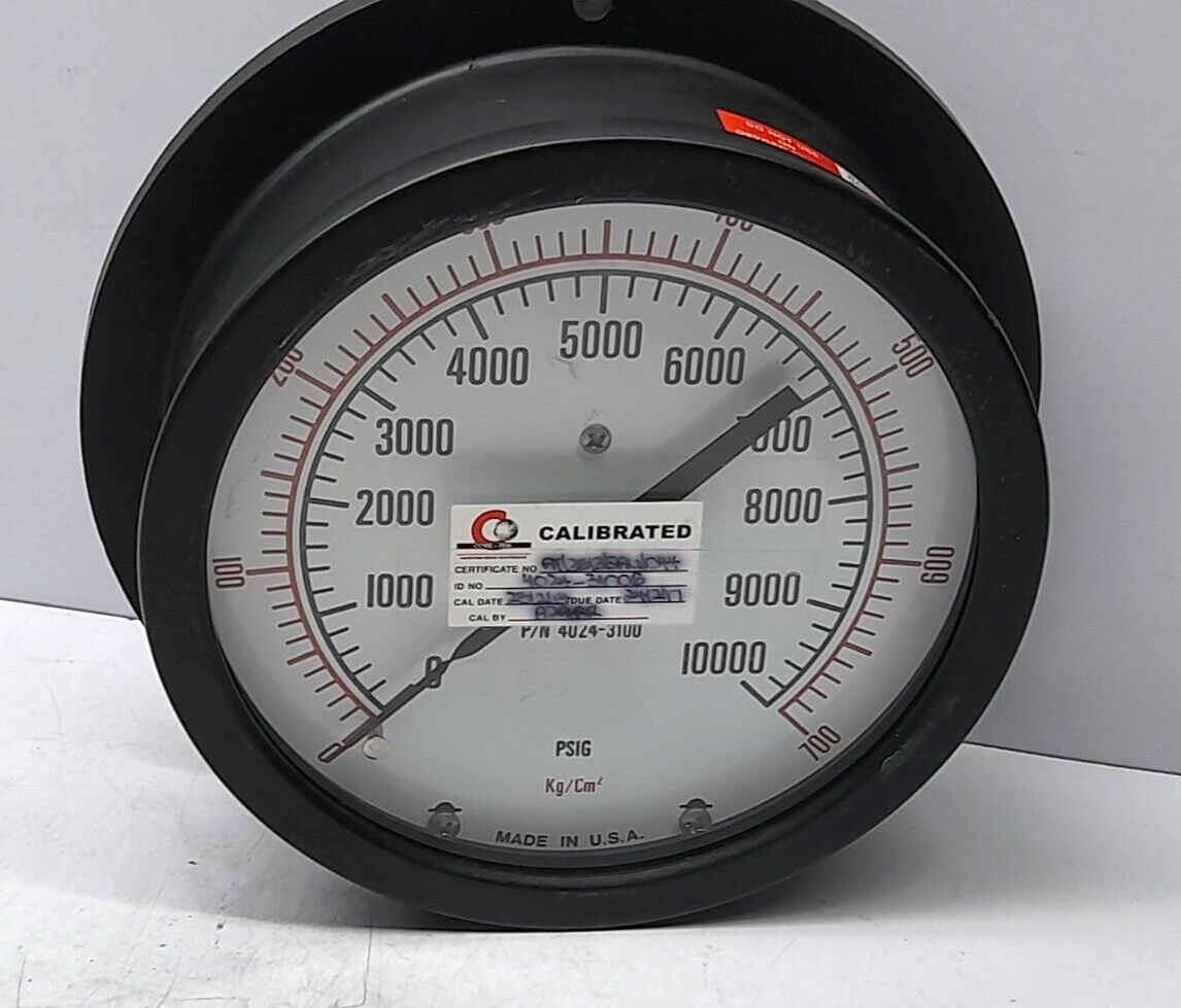 4024-3100 Pressure Gauge 0-700 kg/cm2 0-10000 PSIG