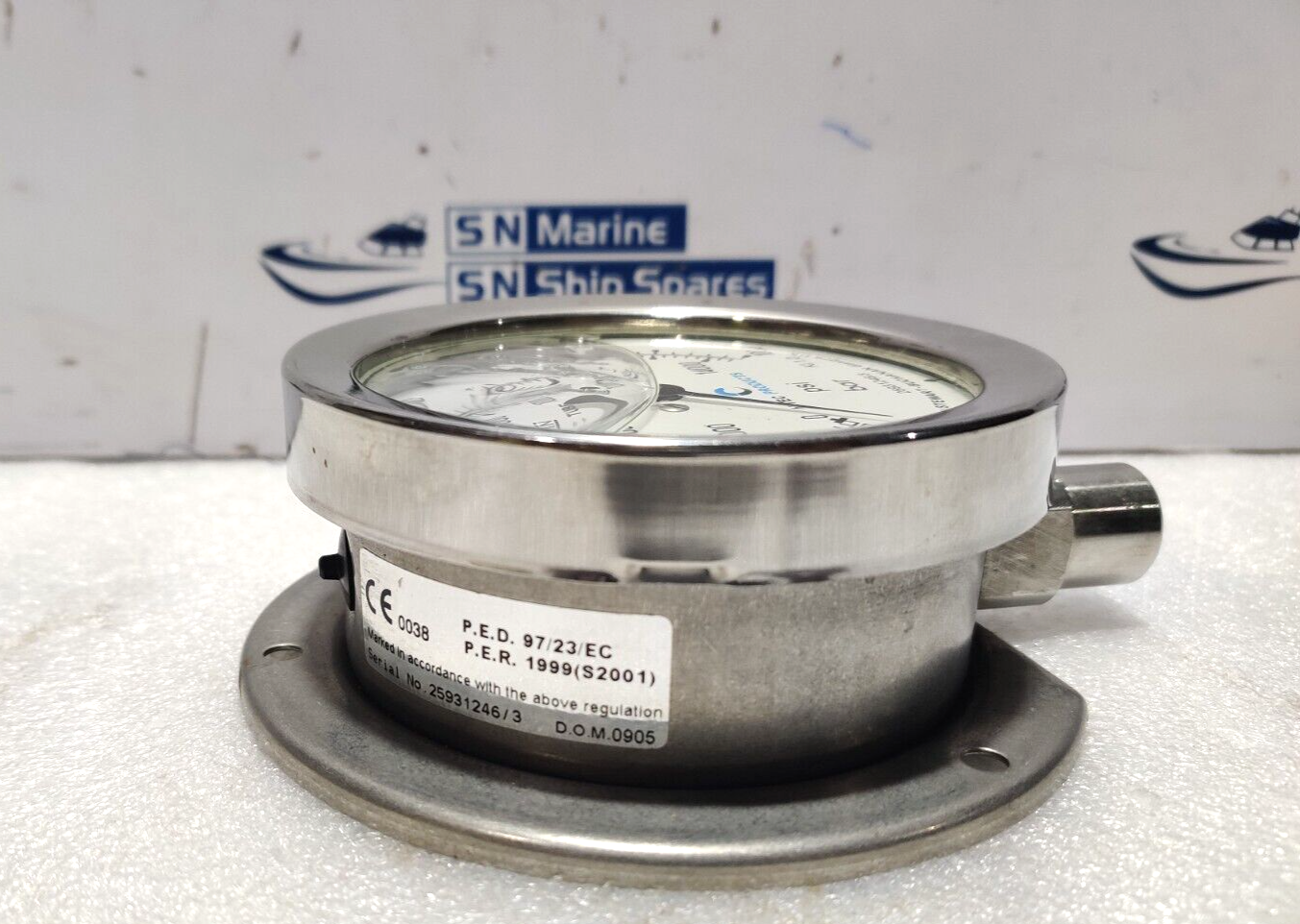 Stewart-Buchanan 25931246/3 Pressure Gauge 0-14000Psi 0-1000Bar Hitec Product