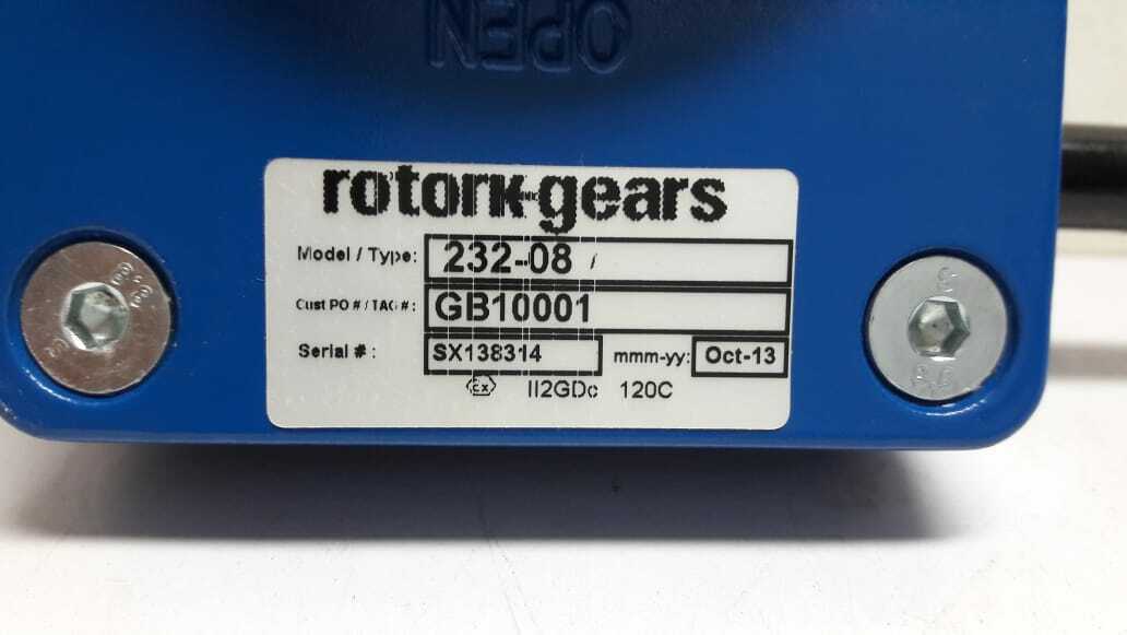 Rotork Gears 232-08 Gear Box GB10001