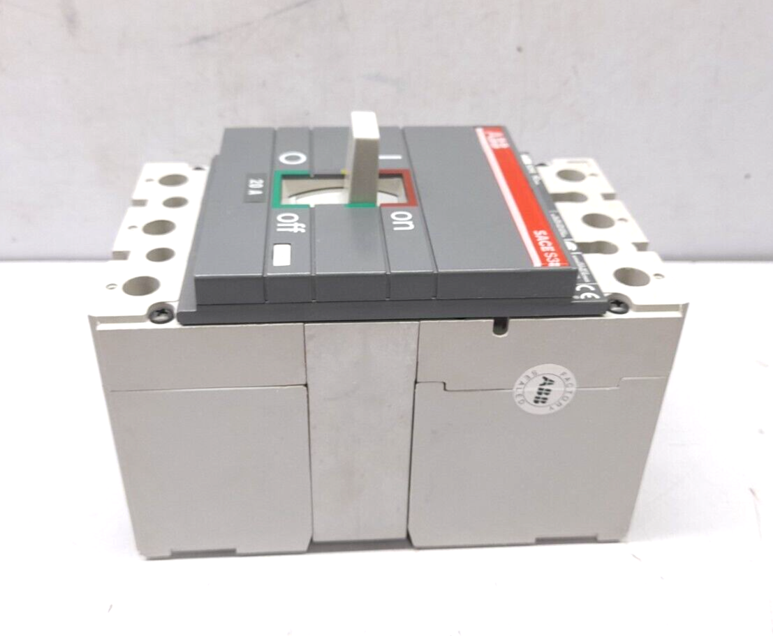ABB SACE S3 S3H020TW Circuit Breaker S3H 20A BKR S3H 20A 3P