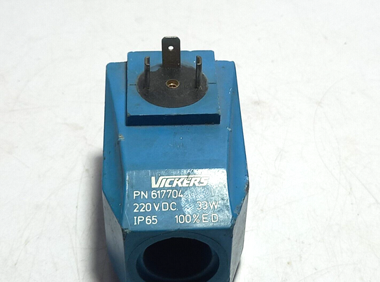 Vickers 617704 Solenoid Coil 220VDC 33W
