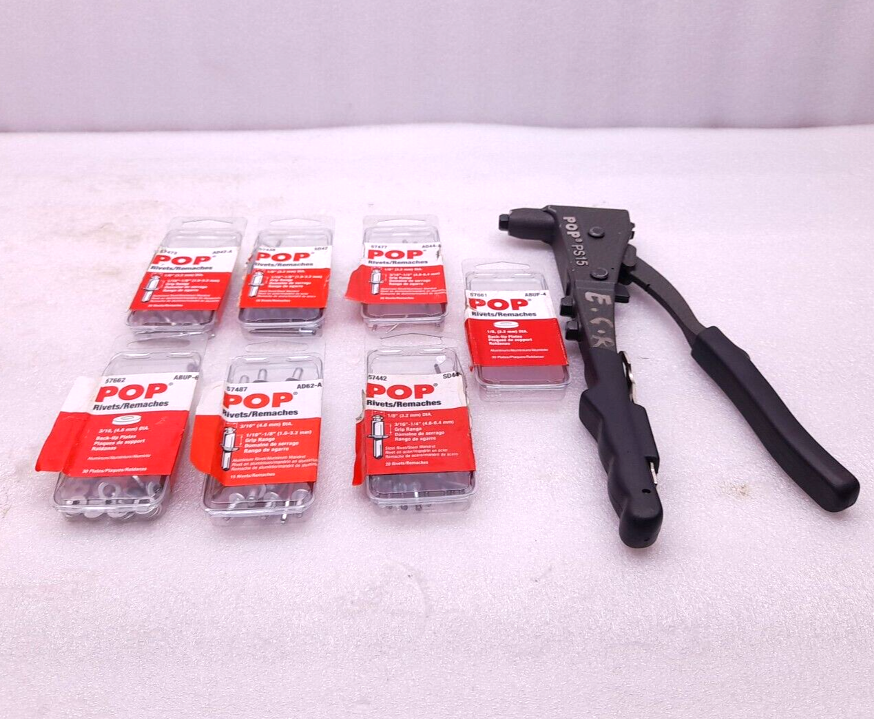 Emhart Pop Set PS15 Manual Rivet Tool Kit