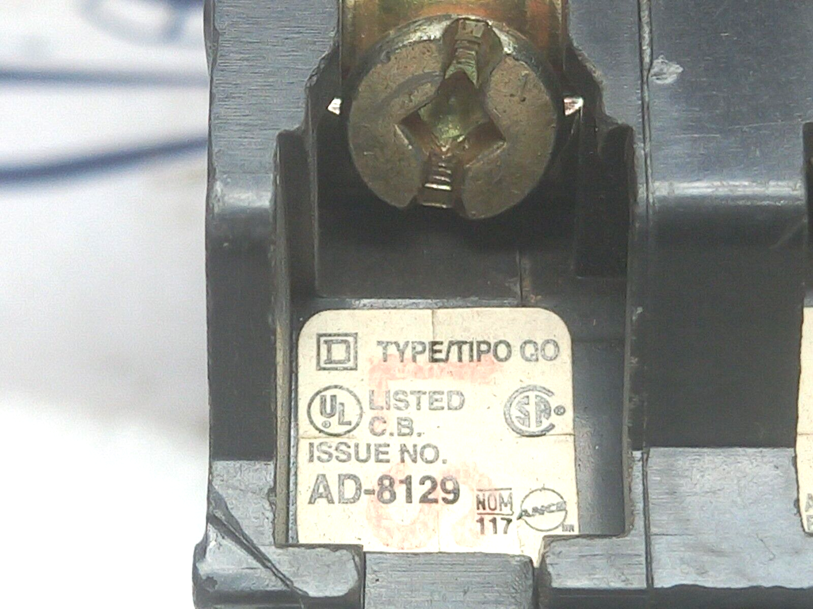 Square D QO Circuit Breaker 30 A 50/60 Hz 400C 10 kA 240V