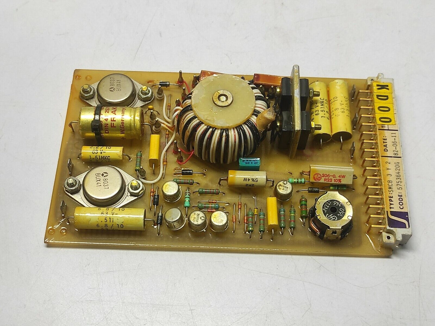 Stromberg 5760103-5 D PCB SMCB 3 Y 2 SMCB3Y2 57601035D 57536420G MX 150