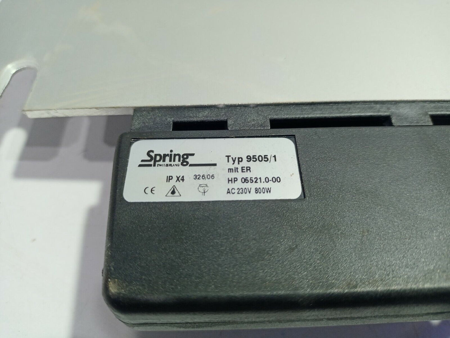 Spring 940359 9505/1 mit ER HP 05521.0-00 AC 230V 800W Heating Element