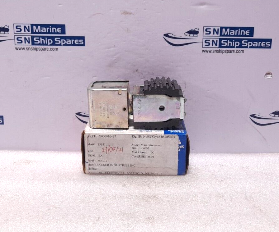 Sporlan MKC-2 Solenoid Coil 24V 50-60 Cy 15W MKC2 311710