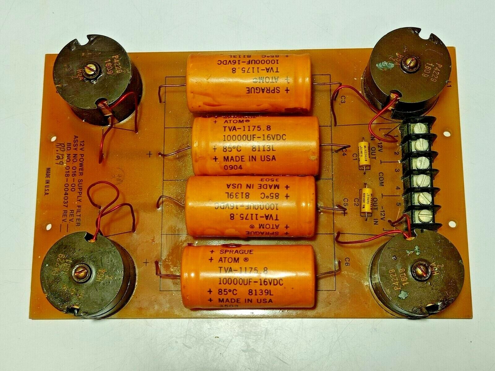 018-004037 12V Power Supply Filter 016-00