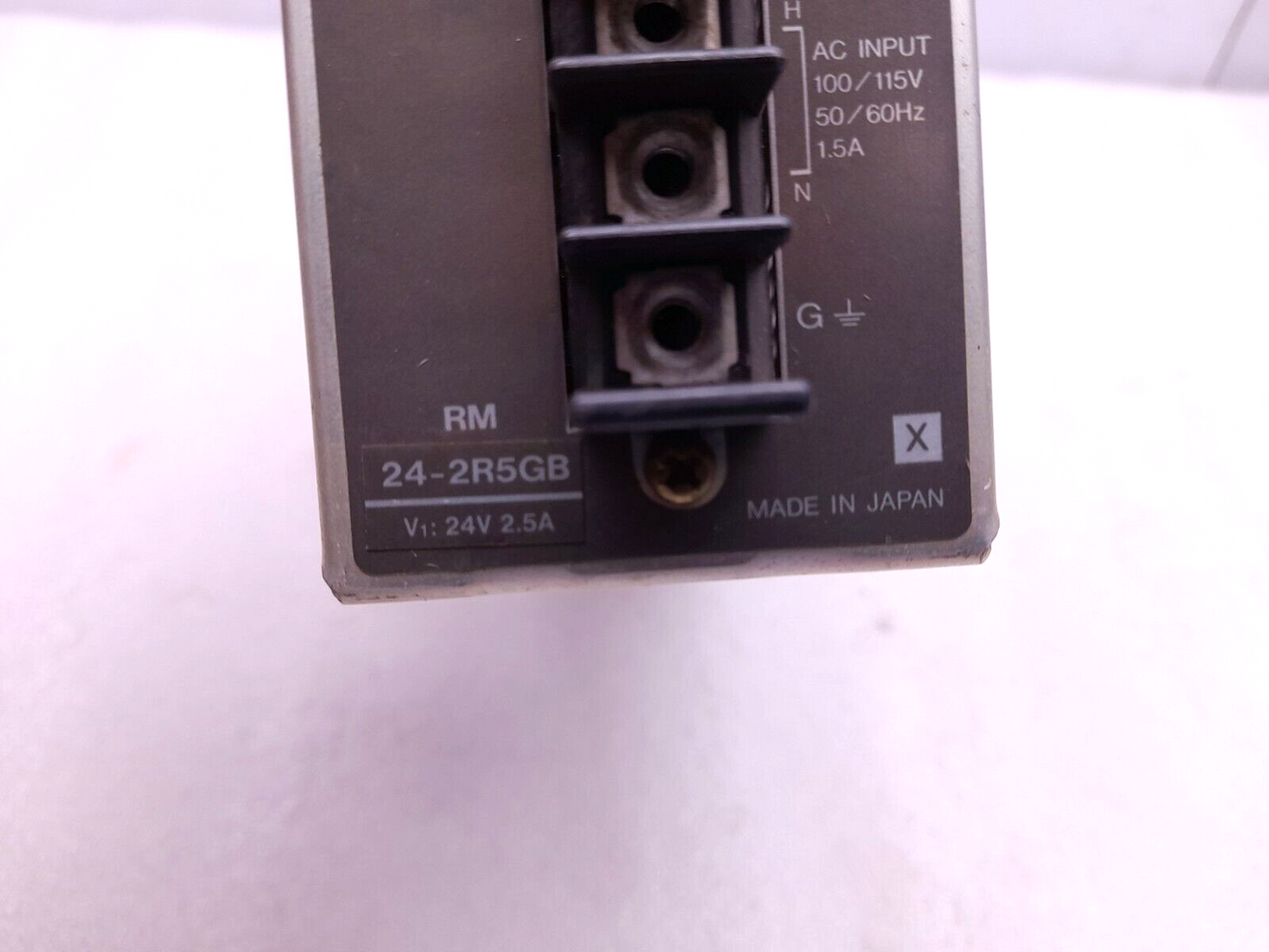 TDK 24-2R5GB Power Supply Input 100/115V 50/60Hz 1.5A V1 24V 2.5A