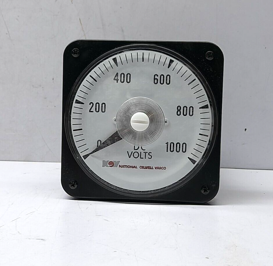 Yokogawa NOV IPS I141-001061 Voltmeter DC 103-011-LSXX Scaled 0-1000 Volts DC