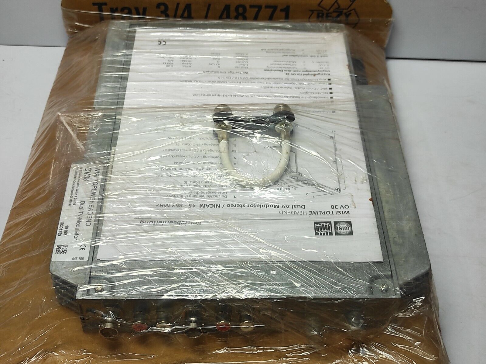 WISI OV 38 Dual TV Modulator Topline Headend