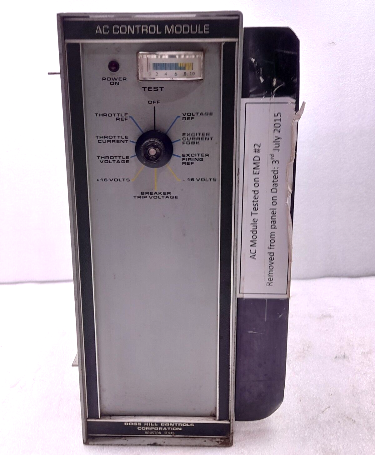 Ross Hill National Oilwell 0521-2500-00 Rev AM AC Control Module