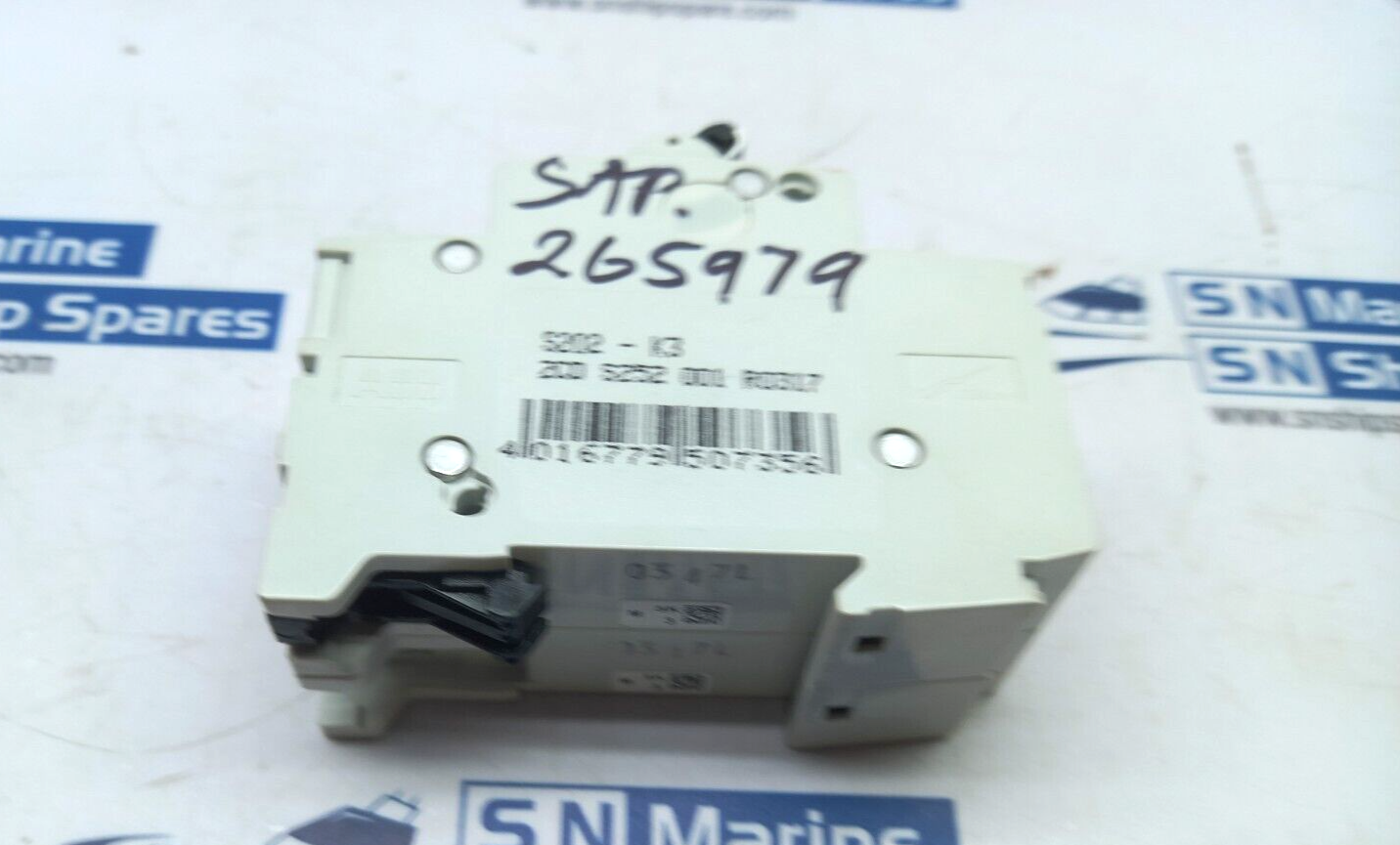 ABB S202K3 Minature Circuit Breaker DWG 1501-720 S272K3