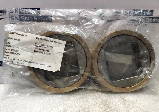 Torqlite RT40BK Two Drive Bushing Bearing Kit 2PCs In Lot