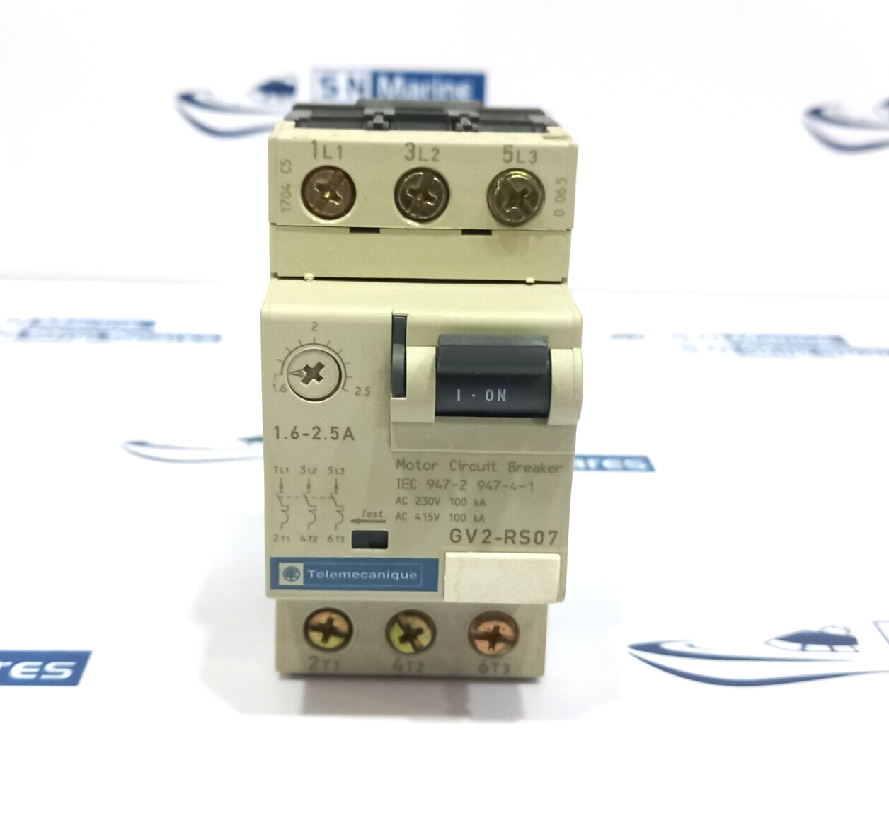 Telemecanique GV2-RS07 Motor Circuit Breaker AC 230V 100kA AC 415V kA 1.6-2.5A