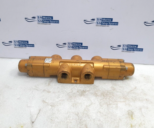 Versa VJJ-4604-MS 4-Way Valve NOV 7500567 Pneumatic Valve Multiport ¾In