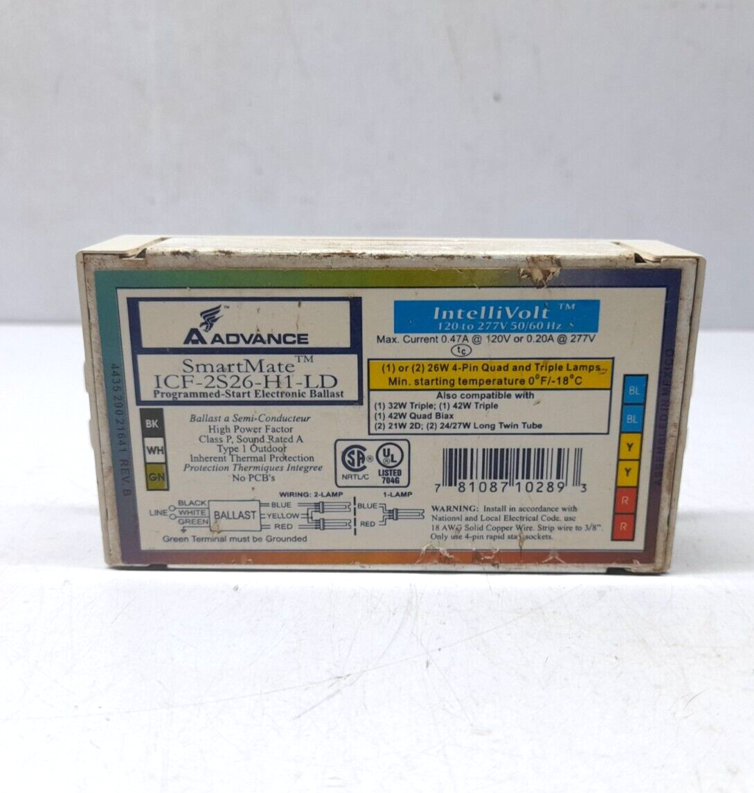 Advance SmartMate ICF-2S26-H1-LD Programmed Smart Electronic Ballast