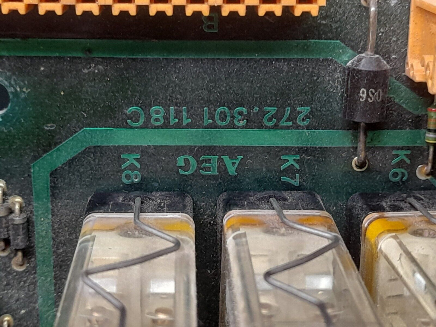 Aeg 272.301 118C PCB Card / Boiher Do Brasil OK / N/T Pedreiras / 272301118C