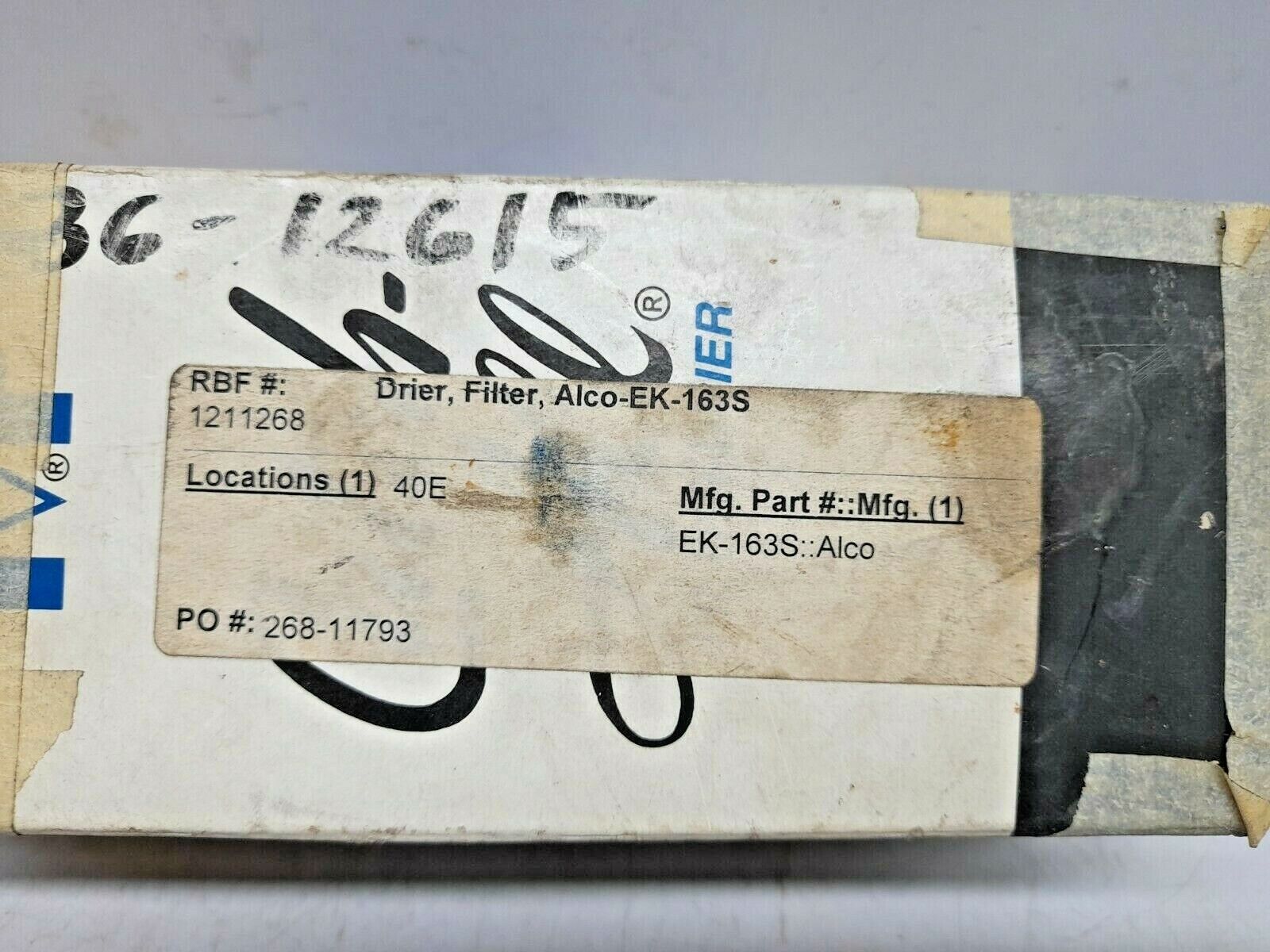 Sporlan C-163-S Catch All Filter Drier C163S W.P. 500 PSIG 3447 kPa