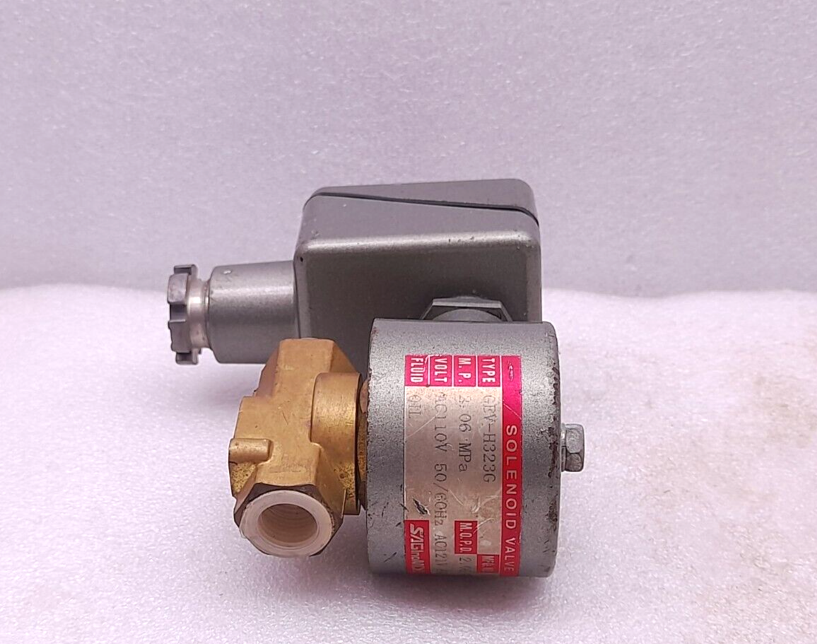 SaginoMiya GEV-H323G Solenoid Valve 110Vac 50/60Hz 121Vac 60Hz