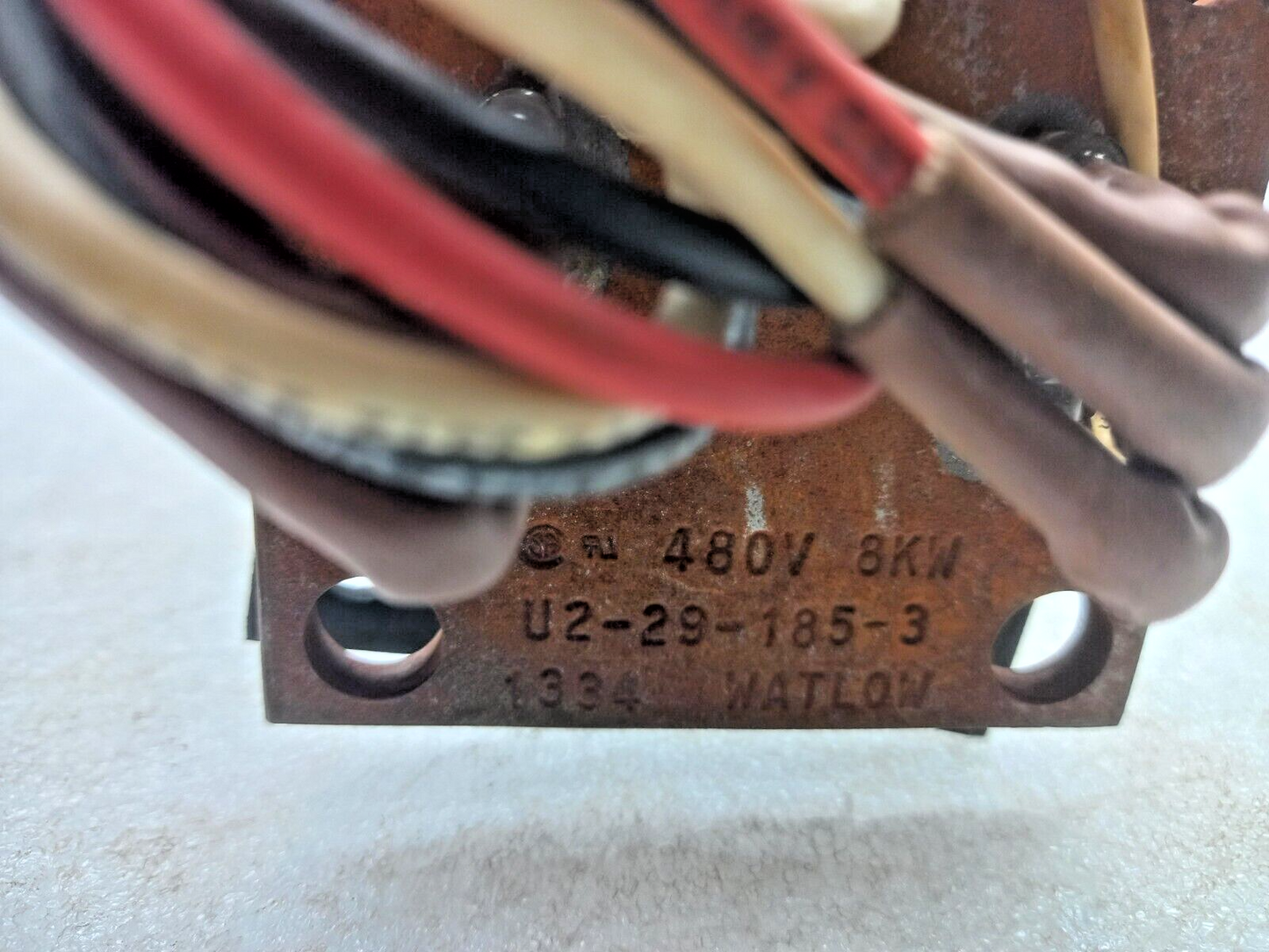 Watlow U2-29-185-3 Heating Element 480V 8KW Clevel And Range 1038814