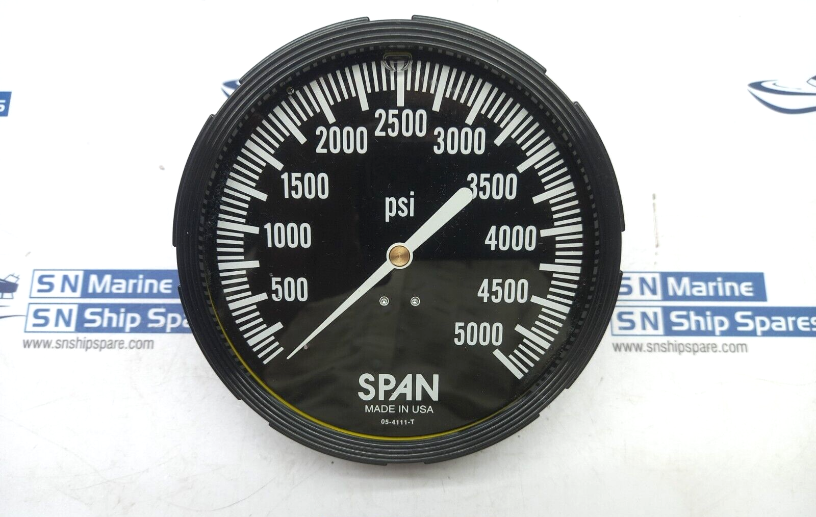 Span 05-4111-T Pressure Gauge 0-5000Psi Range Nov-National 20028557+20