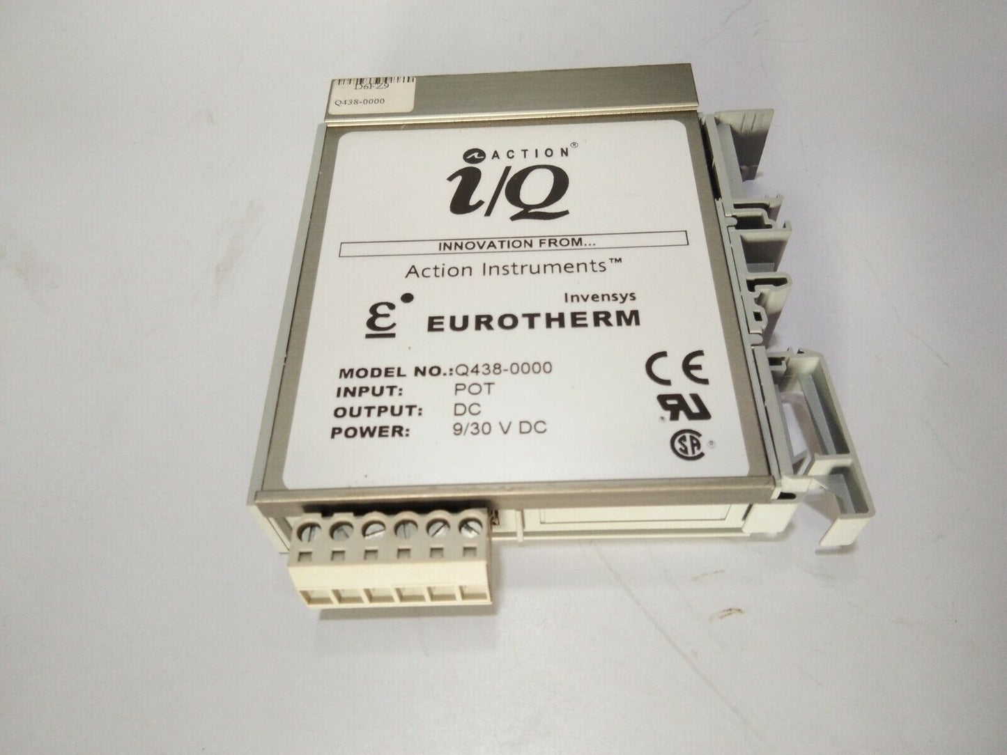 ACTION I/Q Q438-0000 POTENTIOMETER INPUT SIGNAL CONDITIONER Q4380000 EUROTHERM