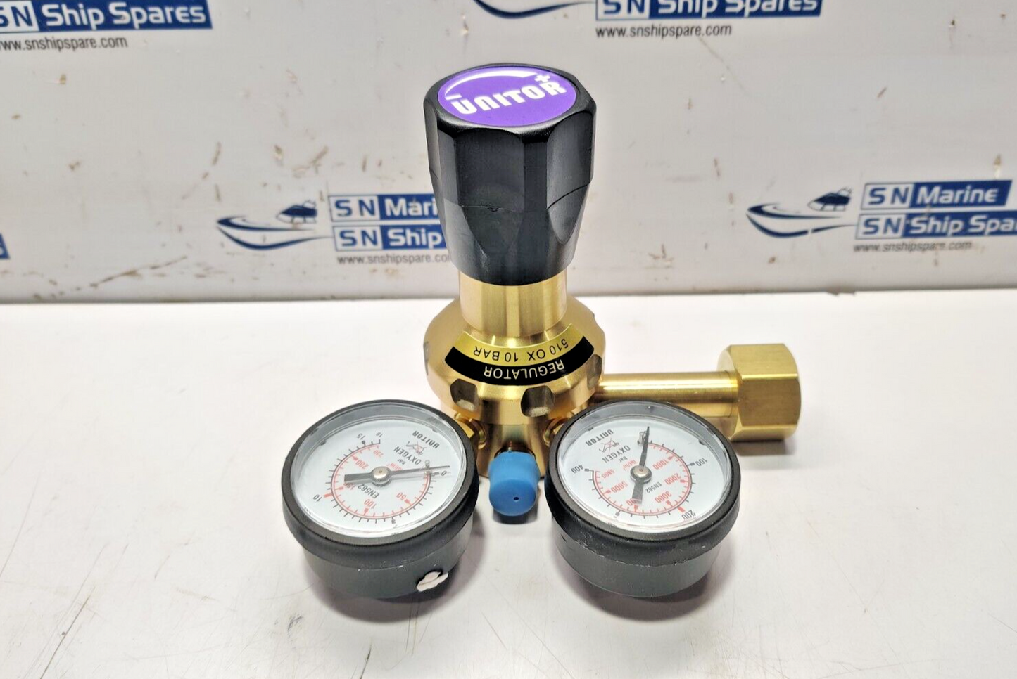 UNITOR 171-510000 510 OX Oxygen Regulator 200bar 10bar