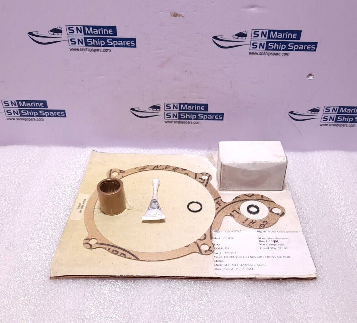 STDN Seal Kit 22200-2 Exceltec 22200-2 Mechanical Seal Kit