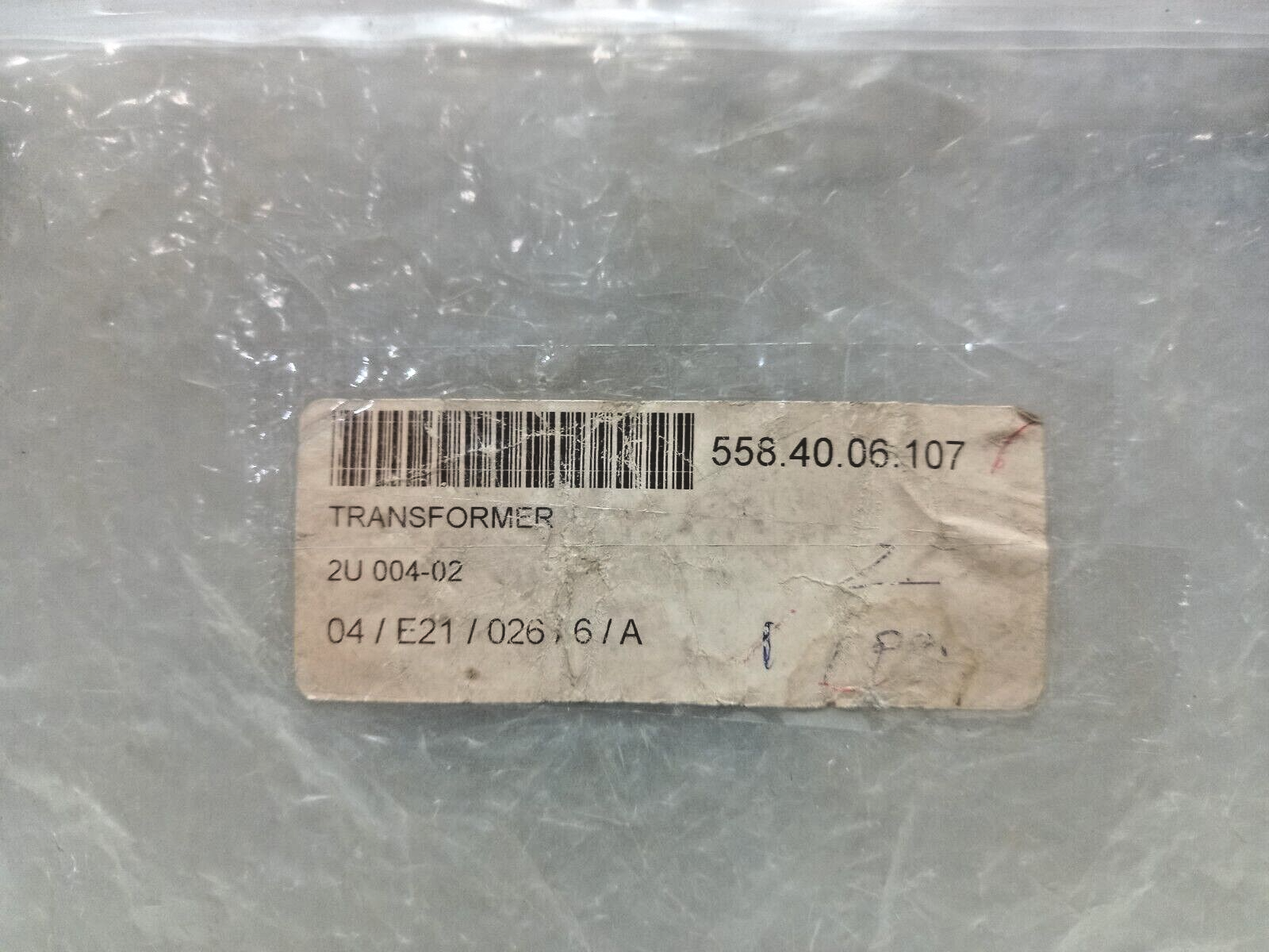 YOSHIKAWA TR 5267-1 Transformer Prim 120V Freq 60Hz 2U 004-02