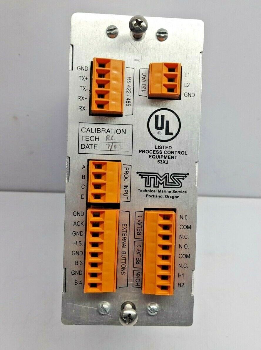 Technical Marine Systems LC101 TMS Level Com 101 Liquid Level Computer 115VAC