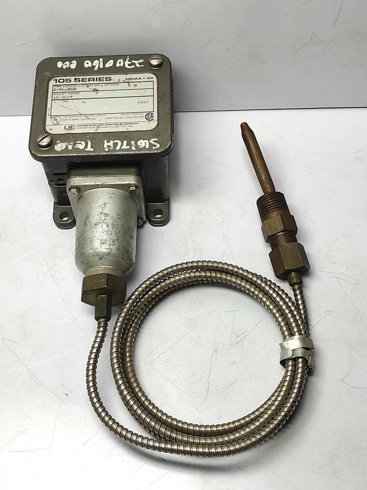 United Electric E105-2BCB Temperature Control E1052BCB