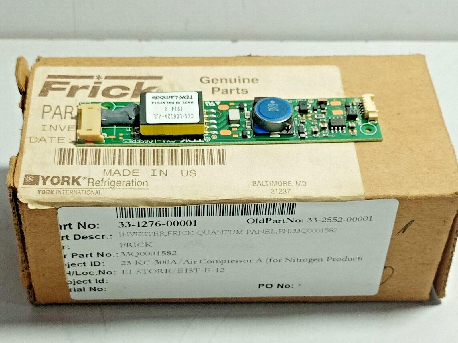 TDK-Lambda CXA-L0612-VJL PCB / 1914 R / CXAL0612VJL