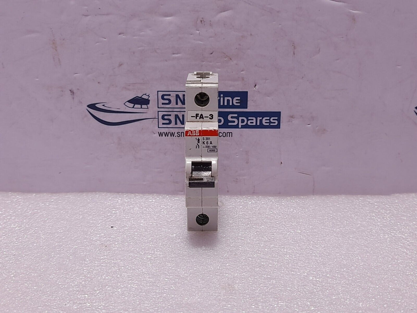 ABB S201-K10 (3PCs), S201-K6 (1PCs), S201-K4 (1PCs), Circuit Breaker - 5PCs/Lot