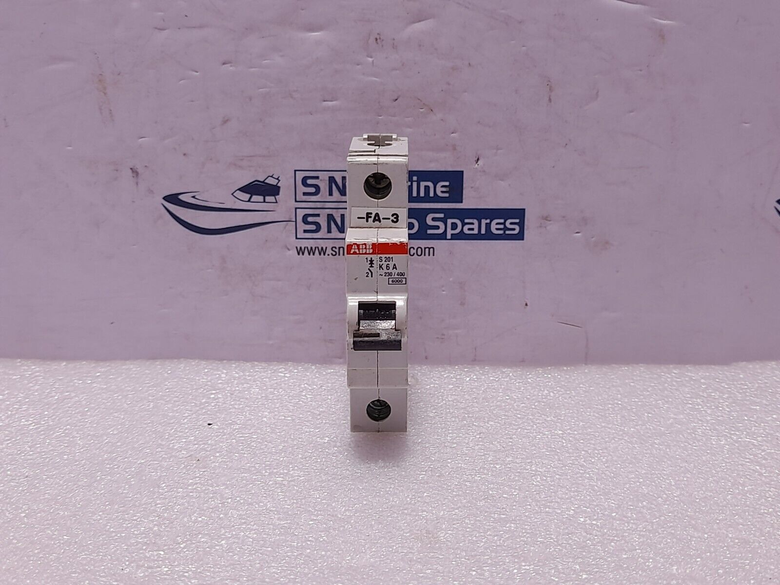 ABB S201-K10 (3PCs), S201-K6 (1PCs), S201-K4 (1PCs), Circuit Breaker - 5PCs/Lot