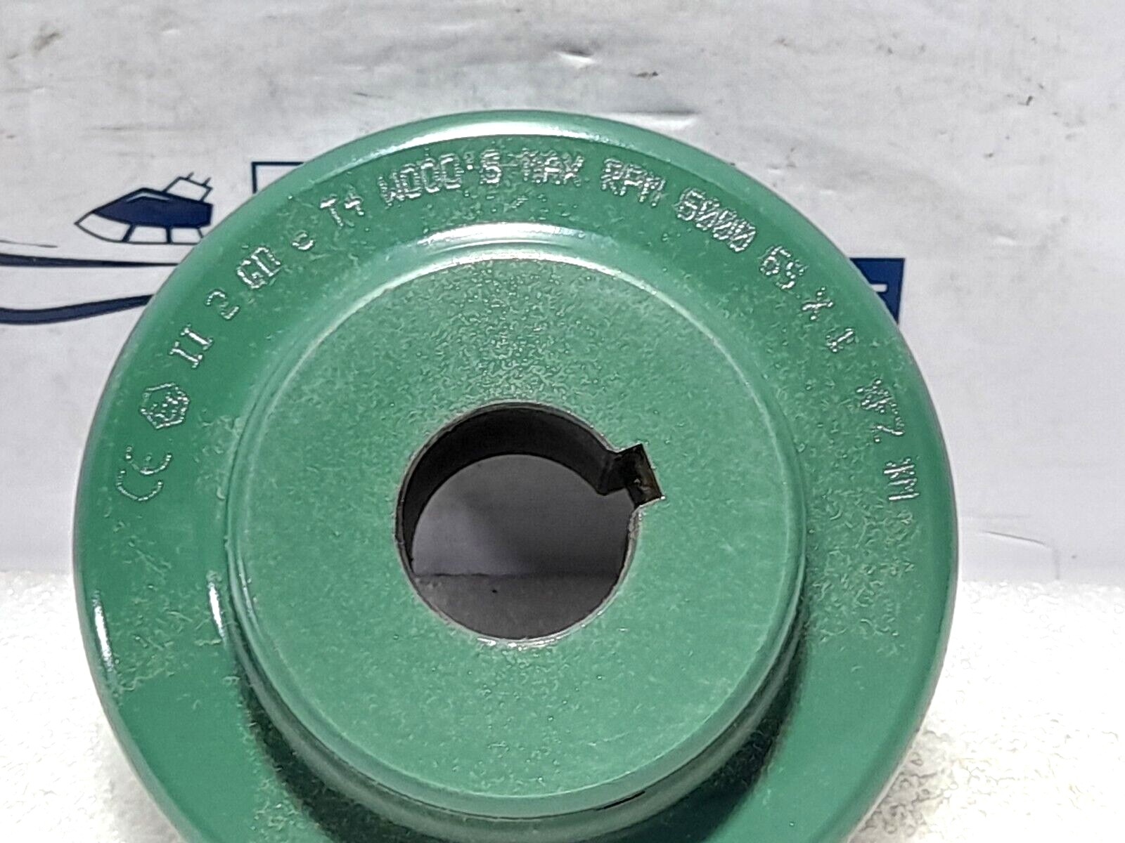 TB Woods 6JS SF+ Sleeve With 6S1 6SX1 Flange & 6S138 6SX1 3/8 Flange