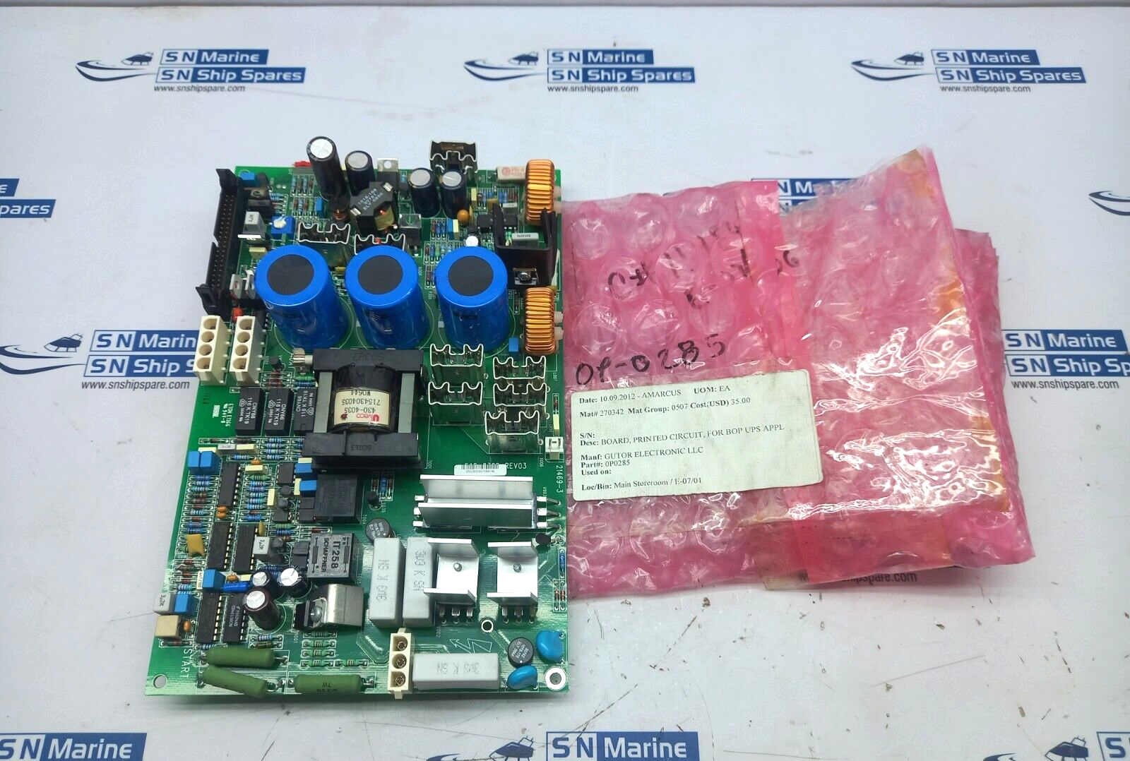 ETON ET166 94V-0 Printed Circuit Board For BOP UPS APL Gutor 0P0285