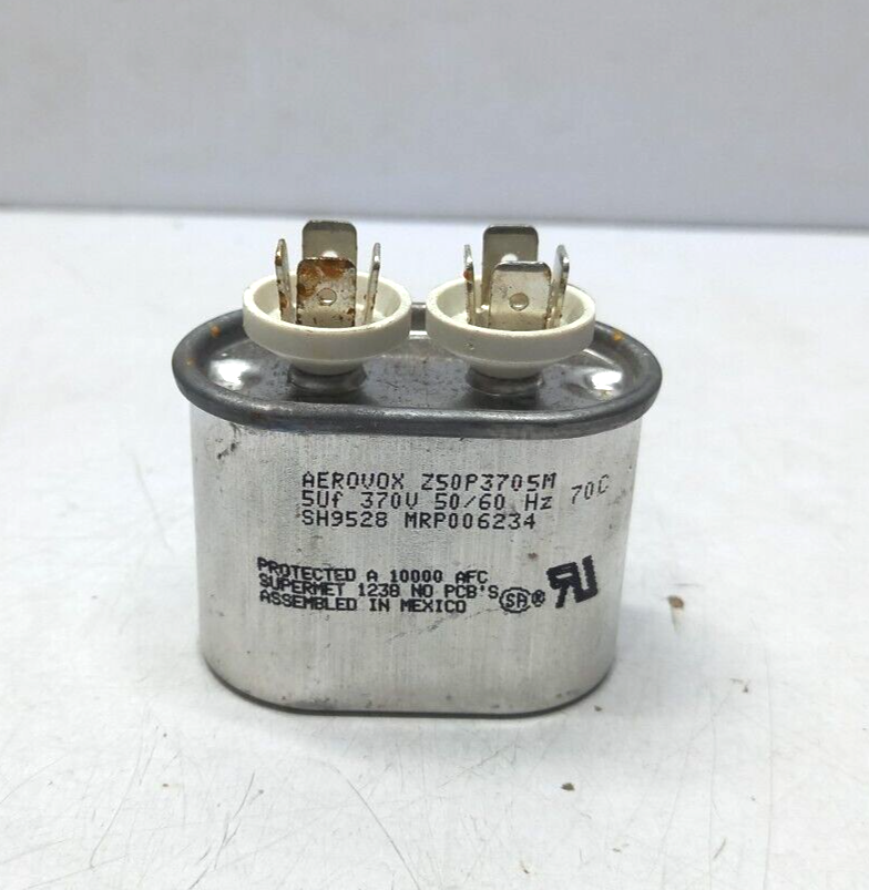 Aerovox Z50P3705M Capacitor 5uf 370V 50/60Hz Forex 5 X 370 Run Capacitor