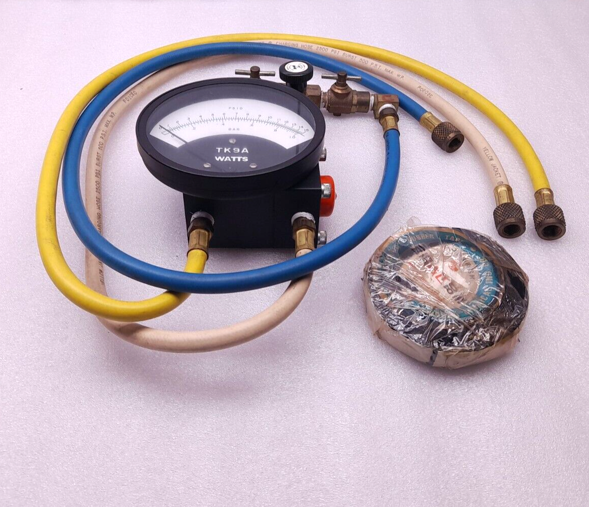 Watts TK9A Backflow Test Kit 1516-E1003 Max Press 1500 PSI