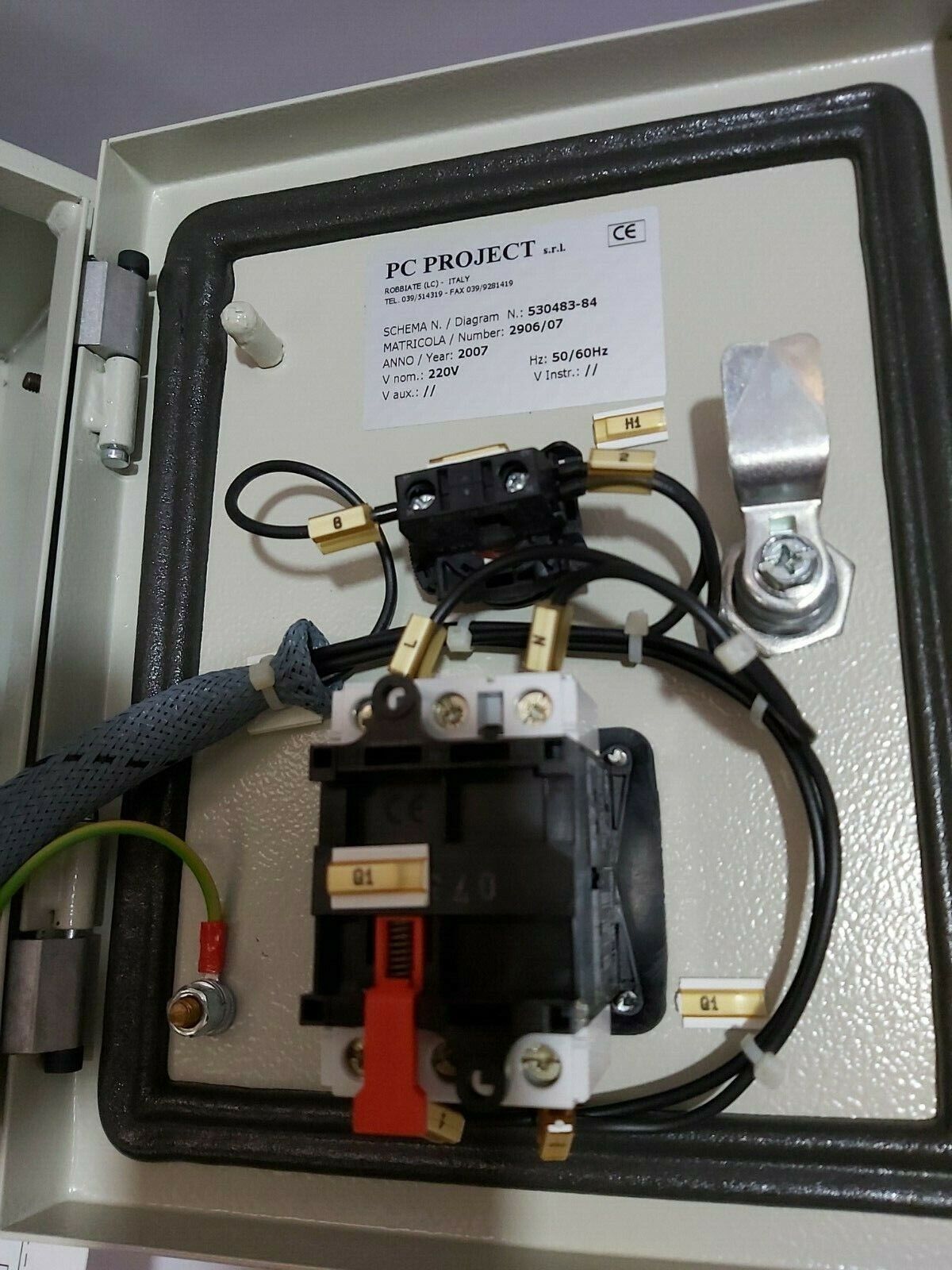 ALFA LAVAL 530483-84 SEPARATOR CONTROL CABINET PANEL PC PROJECT  