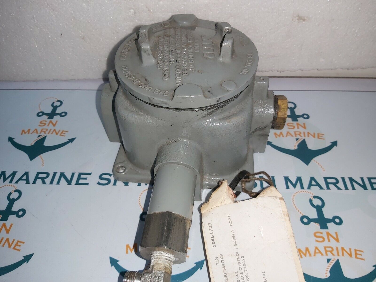 SOR STATIC O RING 3LC-H45-P1-C1A PRESSURE SWITCH 3LCH45P1C1A