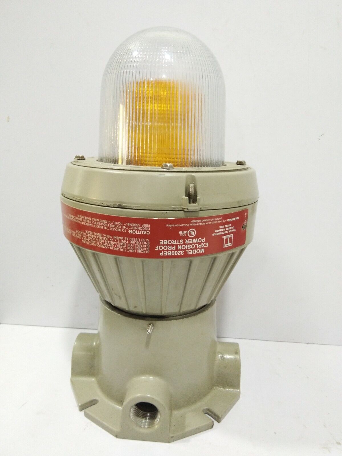 TOMAR ELECTRONICS 3200BEP EXPLOSION PROOF POWER STROBE COLOUR AMBAR