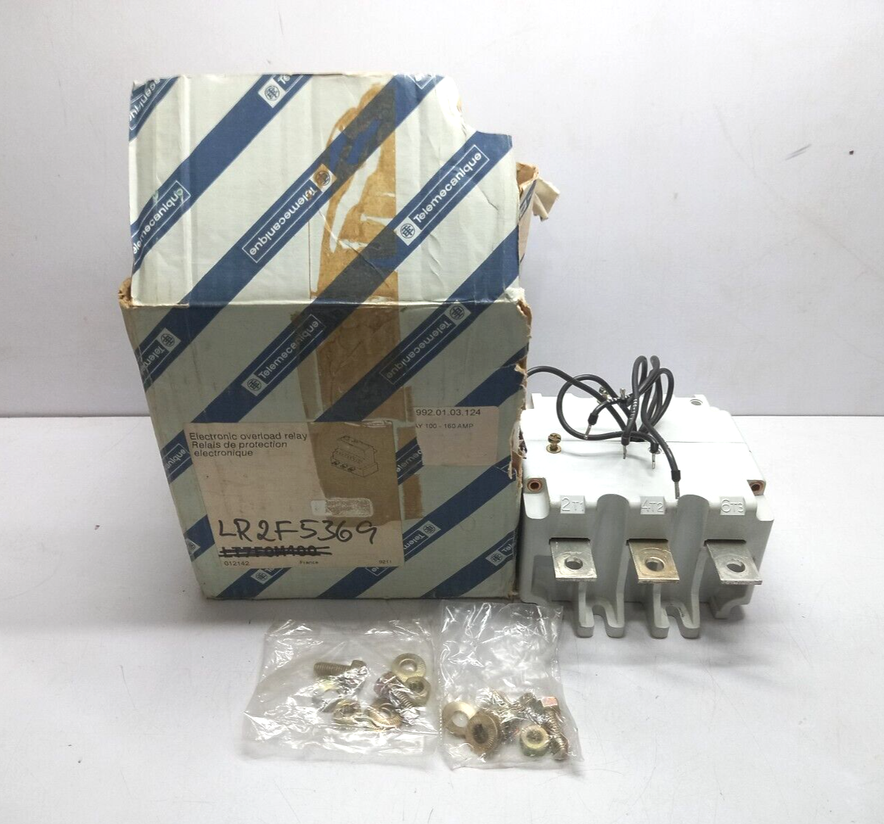 Telemecanique LR2 F5369 Overload Relay 100A-160A