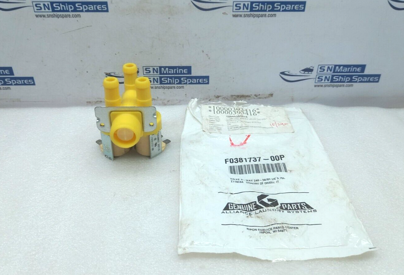 Speed Queen F0381737-00P Washer VALVE 3-WAY 240-50/60 US 3.75L Z116C04