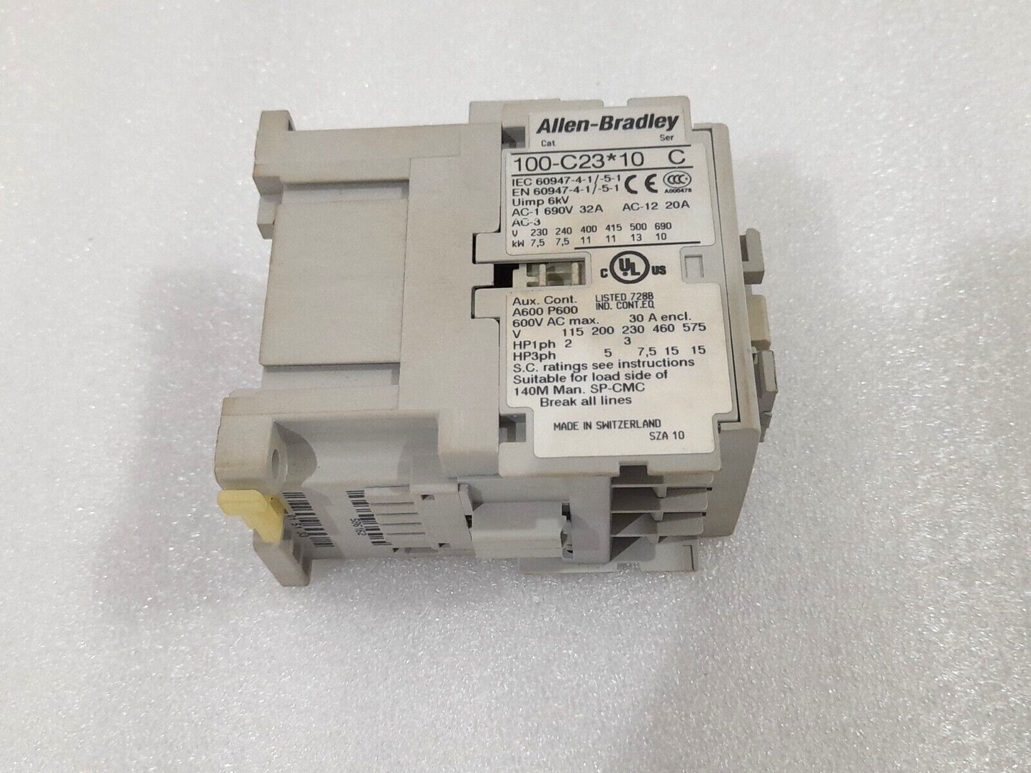 Allen Bradley 100-C23D10 Ser C Contactor 110V50Hz 120V60Hz C23