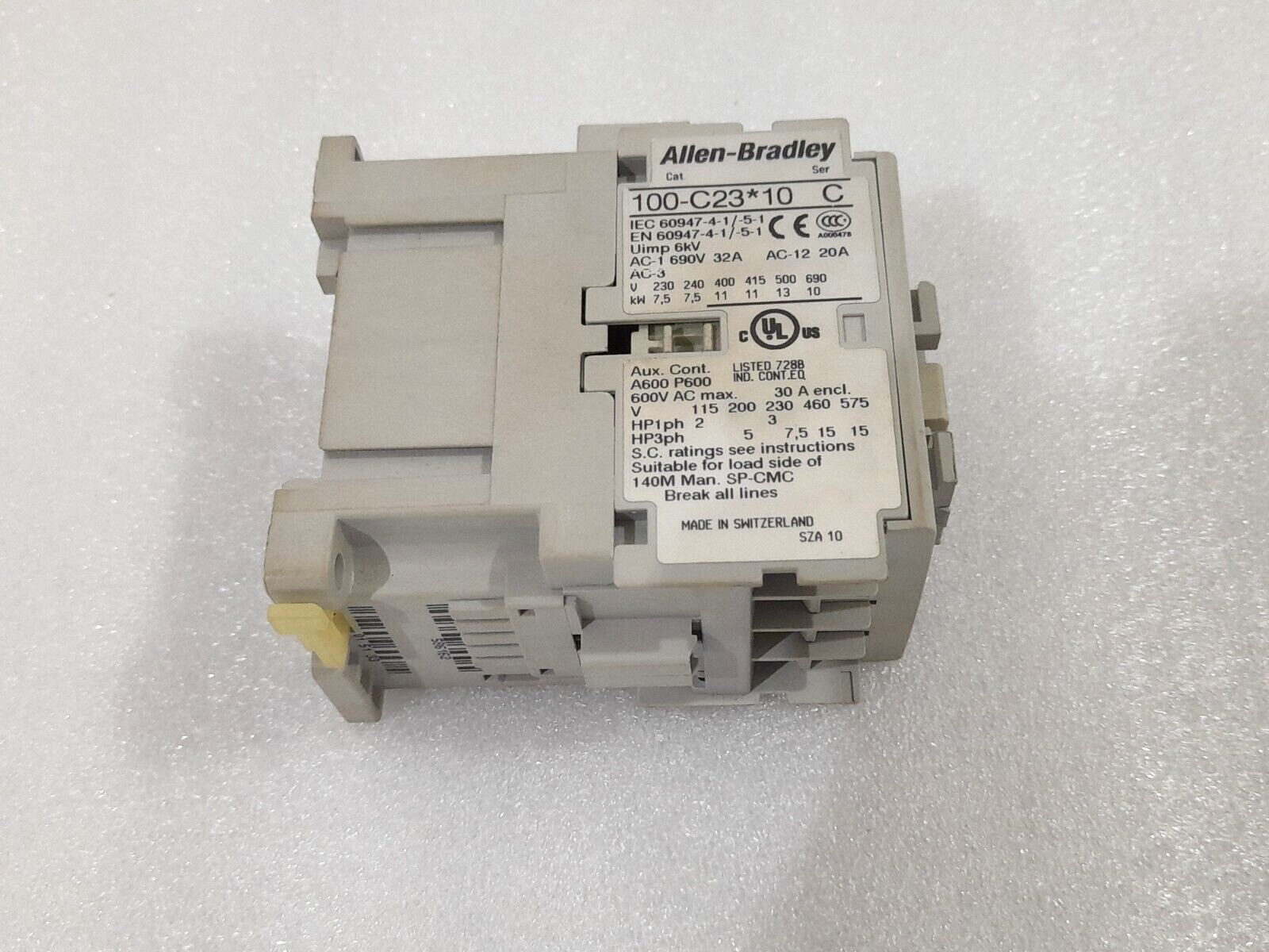 Allen Bradley 100-C23D10 Ser C Contactor 110V50Hz 120V60Hz C23