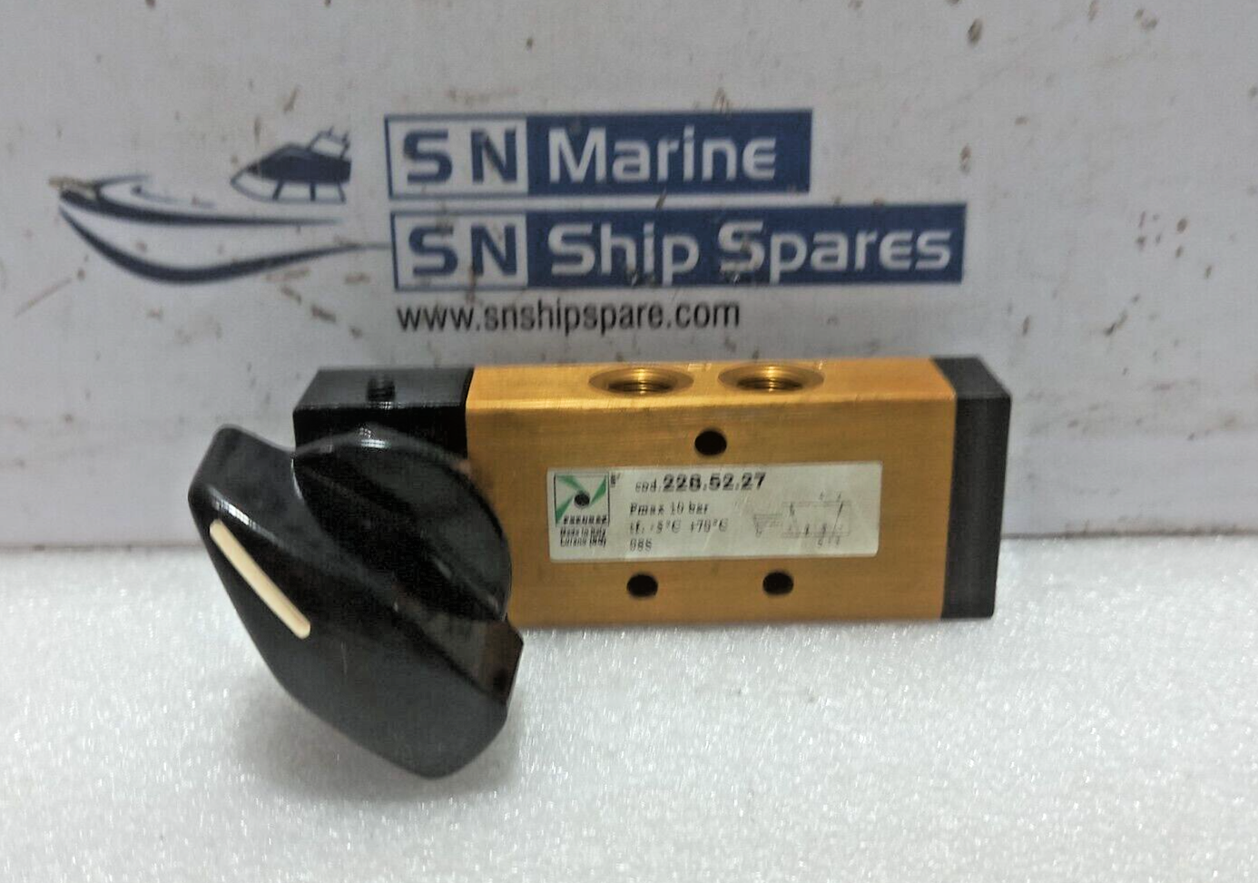 Pneumax 228.52.27 Pneumatic Selector Switch Pmax 10bar tf. -5°C +70°C